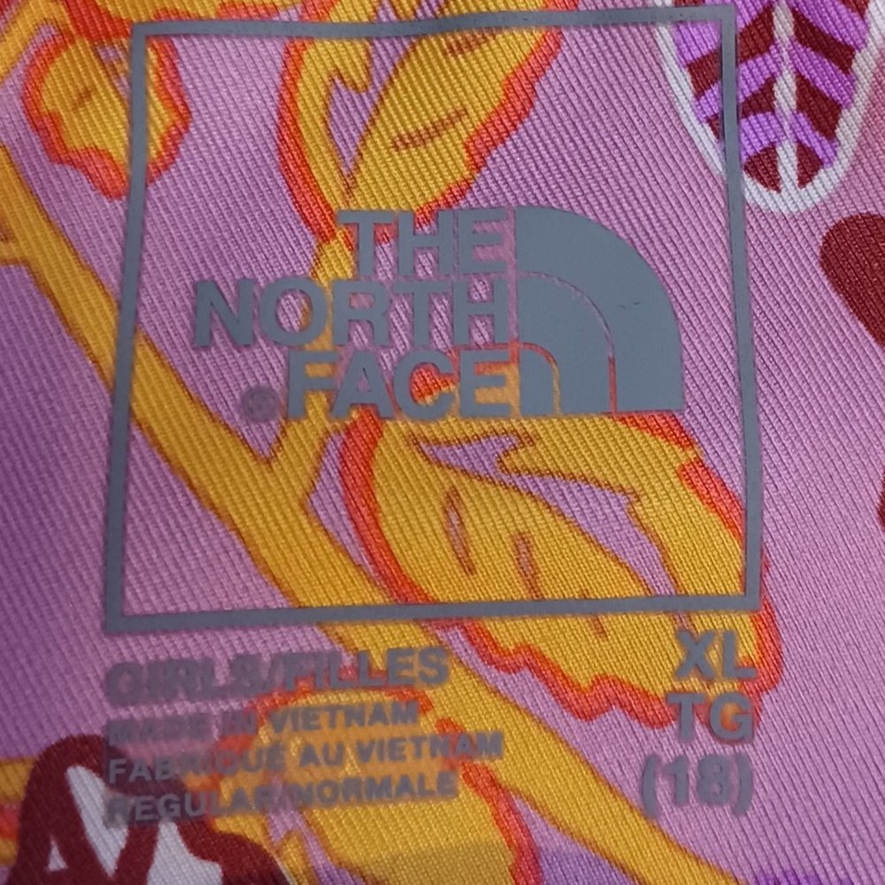 THE NORTH FACE GIRLS Sz XL FLASHDRY On Moutain Tights, Pocket Athletic High Rise - Picture 9 of 12